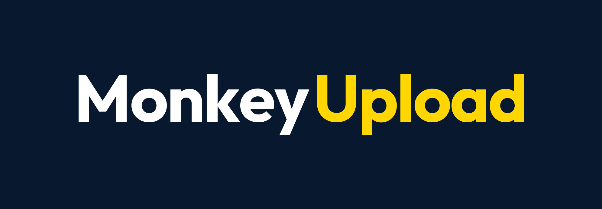 Wordmark, white/banana